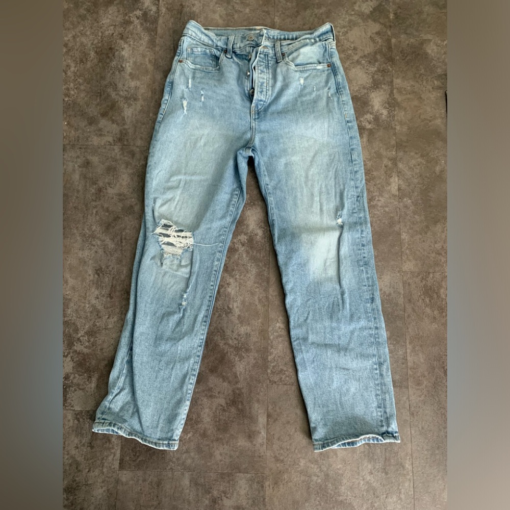 Old Navy Sky Hi straight extra High rise jeans